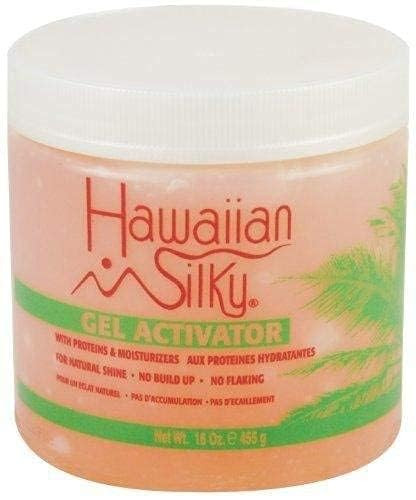 Hawaiian Silky Hair Care Gel Activator 16 fluid ounces Pink 16 Ounce Unscented for Promoting hair growth Moisturizing dr