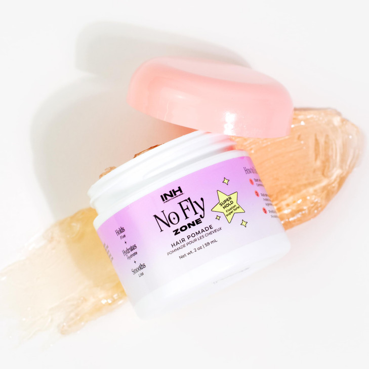 INH Hair Pomade for Flyaways Water Based Strong Hold Fly Away Hair Tamer Sweat Proof No Fly Zone Pomade Texturizer for S