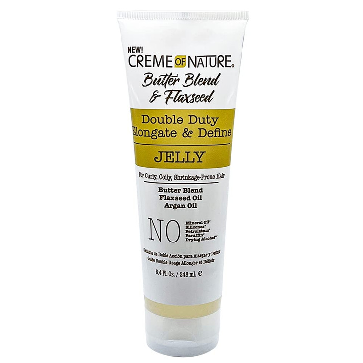 Creme of Nature Butter Blend Flaxseed Pudding Jelly curl Definer 7 Booster for Curly Coily ShrinkageProne Hair Styling B