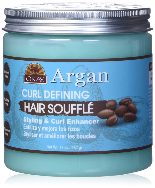 Okay Argan Curl Enhancing Hair Souffl For Styling 17 Ounce