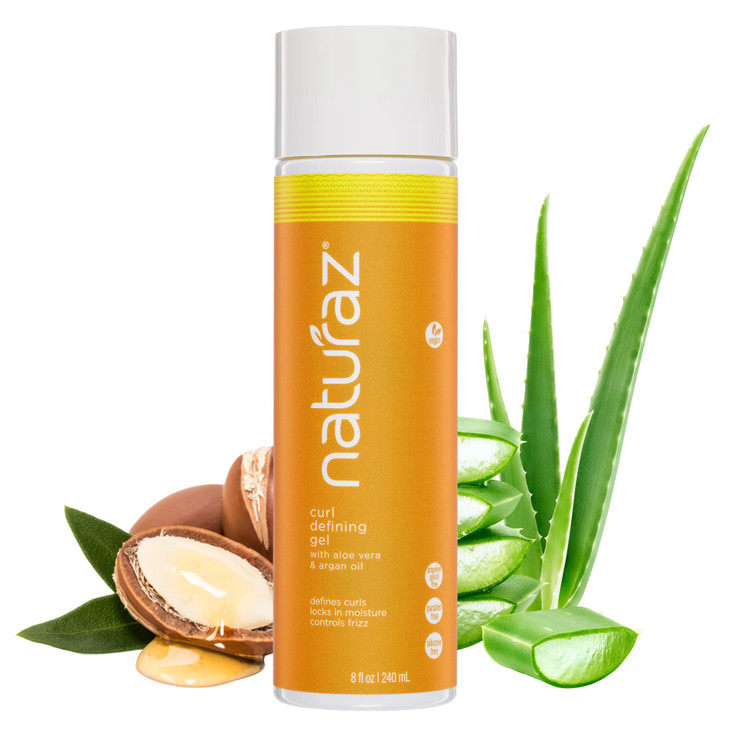 Naturaz Curl Defining Gel 100 Vegan Cruelty Free Paraben Free Deep Moisture Medium Hold Aloe Vera Based Gel for Curly Ha