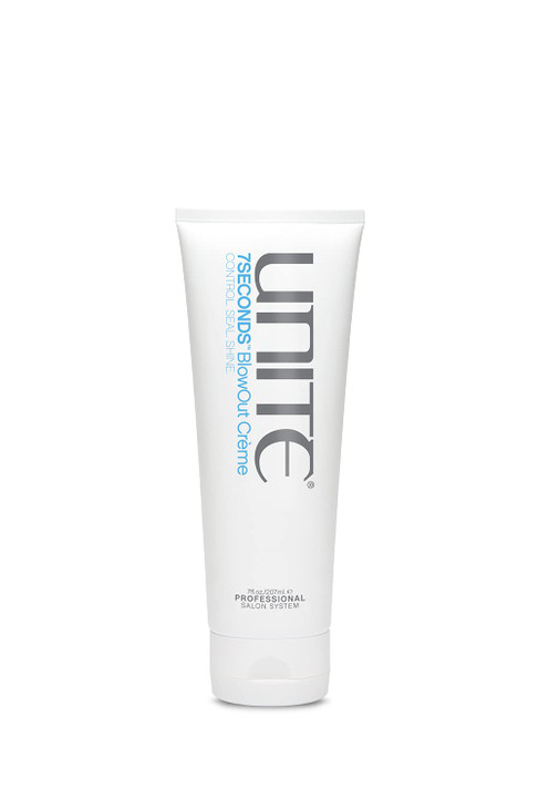 UNITE Hair 7SECONDS BlowOut Crme Lightweight Styling Creme for All Hair Types Controls Frizz Adds Shine Extends Blowouts