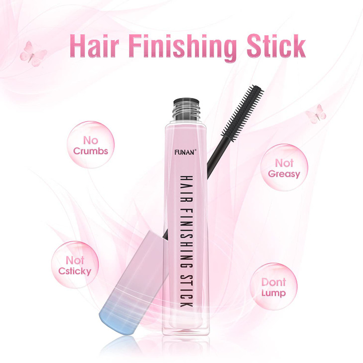 FUNAN Hair Finishing Stick 2 Pack for Small Broken Hair CreamGel for Women Naturally Refreshing NonGreasy and NonSticky