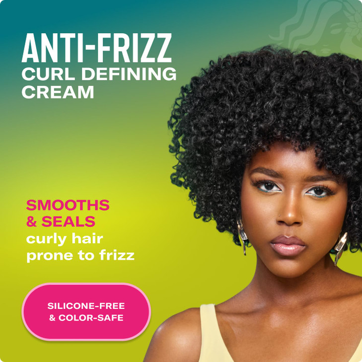 Mielle Organics Avocado Tamanu AntiFrizz Curl Cream for Textured Hair Smoothing Defining Cream to Lock In Moisture Enhan
