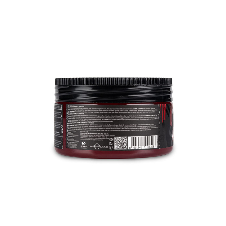 barber marmara MARMARA No33 Hair Styling Gel 250 ml Mens Hair Gel Strong Hold No Sticking and No Residue Alcohol Free Fr