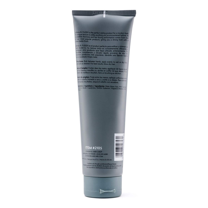 JOHNNY B Fuddy Strong Professional Matte Hair Styling Gel 67 Ounce
