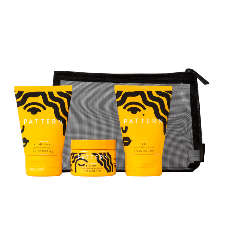 PATTERN by Tracee Ellis Ross Curl Cocktail Kit LeaveIn Conditioner Styling Cream and Curl Gel