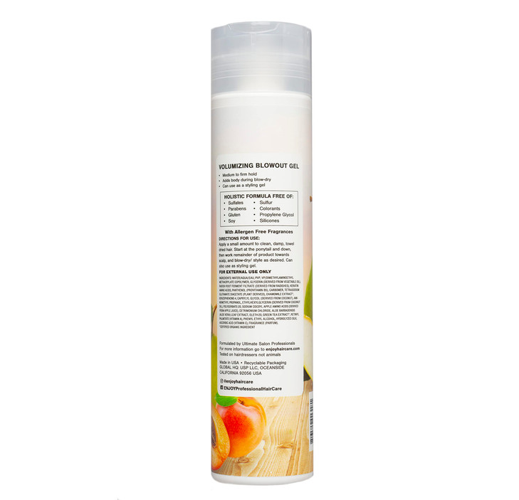 Enjoy Volumizing Blowout Gel 101 Fluid Ounces Hair Styling Agent Adds Touchable Texture and Definition Suitable for All