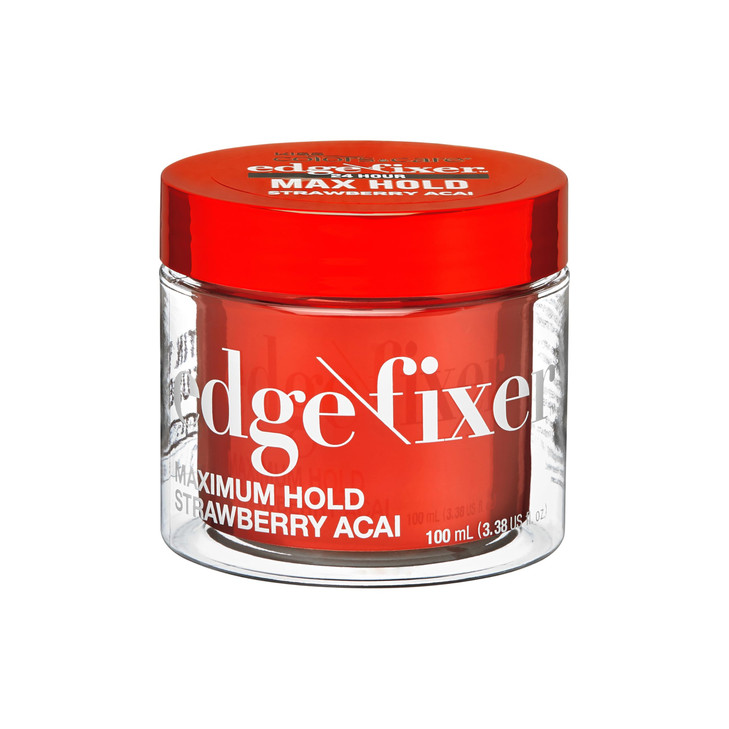 KISS COLORS CARE Maximum Hold Edge Fixer NonGreasy Gel Formula Infused With Biotin B7 24 Hour Hold Strawberry Acai Scent