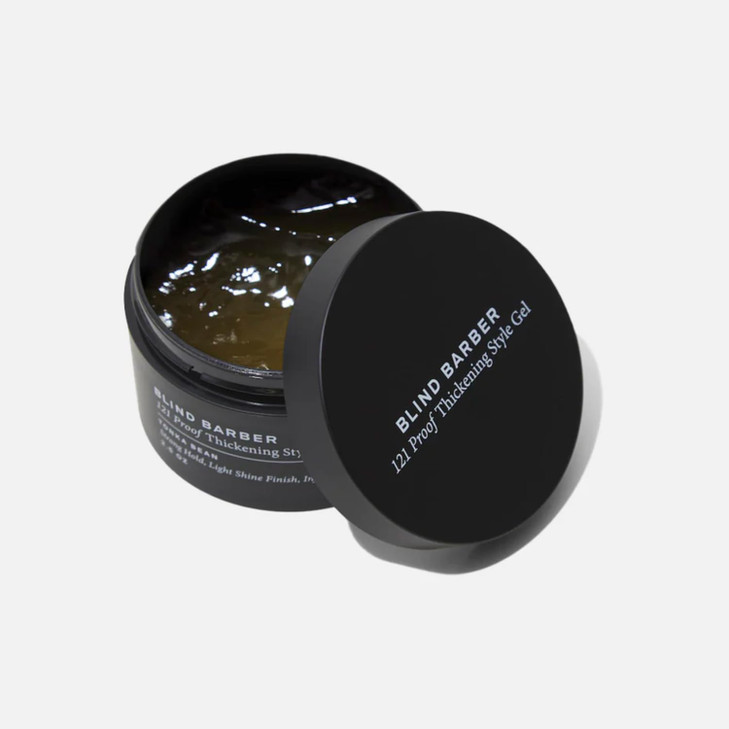 Blind Barber 121 Proof Thickening Style Gel Medium to Strong Hold Hair Gel WaterBased for All Hair Types Paraben Sulfate