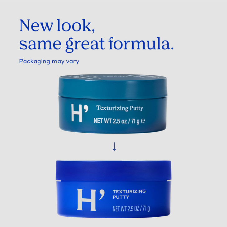 Harrys Texturizing Hair Putty for Men with Malleable Hold with Matte Finish 25 oz No Parabens or Sulfates PACKAGING MAY