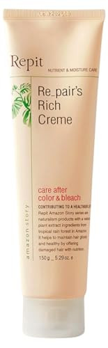 Repit Rich Crme Hair Essence Repair for Damaged Colored Bleached Hair PostColor Bleach Care Daily Use LeaveIn Treatment