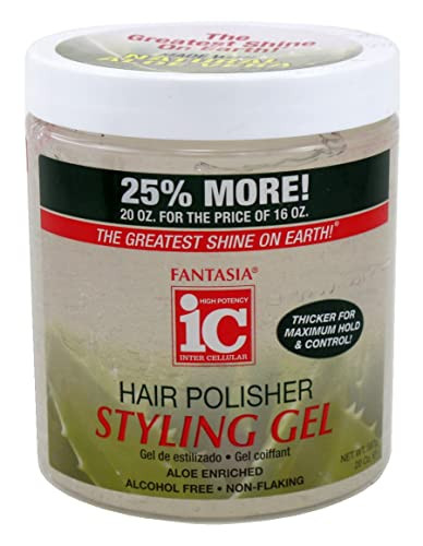 FANTASIA Hair Polish Styling Gel With Sparkle Lites Regular By Fantasia 16 Ounce
