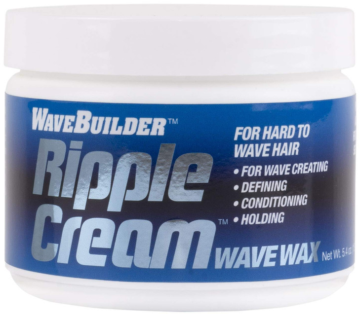 WaveBuilder Ripple Cream Wave Wax For Hard to Wave Hair 54 oz