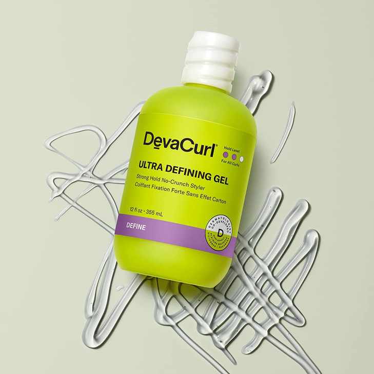 DevaCurl Ultra Defining Gel Strong Hold NonCrunch Styler Bright Breeze 12 fl oz