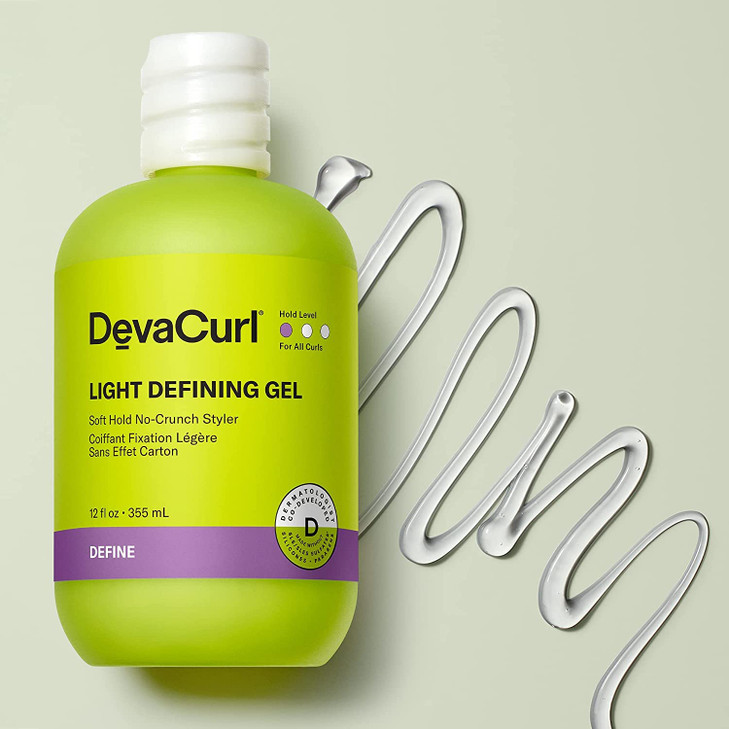 DevaCurl Light Defining Gel Soft Hold NonCrunch Styler Bright Breeze 12 fl oz