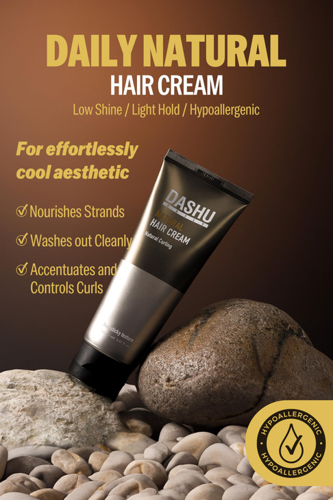 DASHU Daily Hair Cream 507oz Volumizing Styling Essence FrizzFree Treatment with No Harmful Ingredients