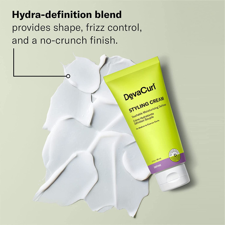 DevaCurl Styling Cream Touchable Moisturizing Definer 3 fl oz
