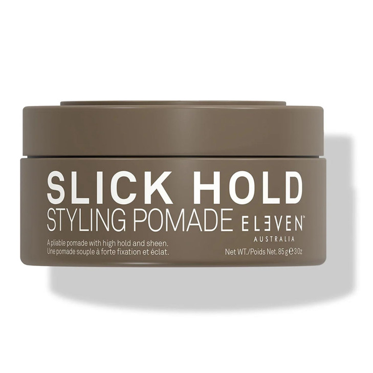 ELEVEN AUSTRALIA Slick Hold Hair Styling Pomade for Men Women Strong Hold Gel Pomade High Shine Finish for Wet Look Reta