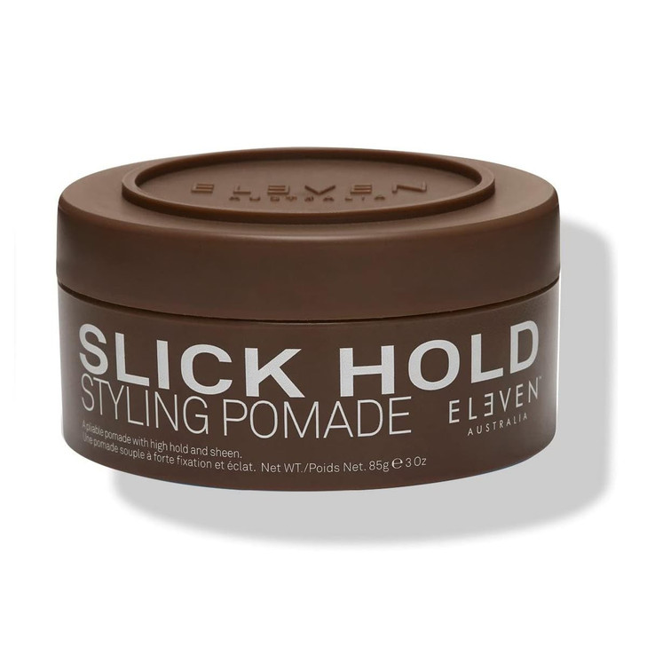 ELEVEN AUSTRALIA Slick Hold Hair Styling Pomade for Men Women Strong Hold Gel Pomade High Shine Finish for Wet Look Reta