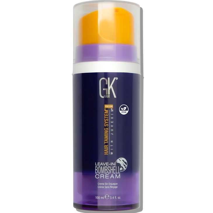 GK HAIR Bombshell Cream purple leave in conditioner 34 Fl Oz100ml Hair Toner for Brassy Hair Smoothing Moisturizing Hydr