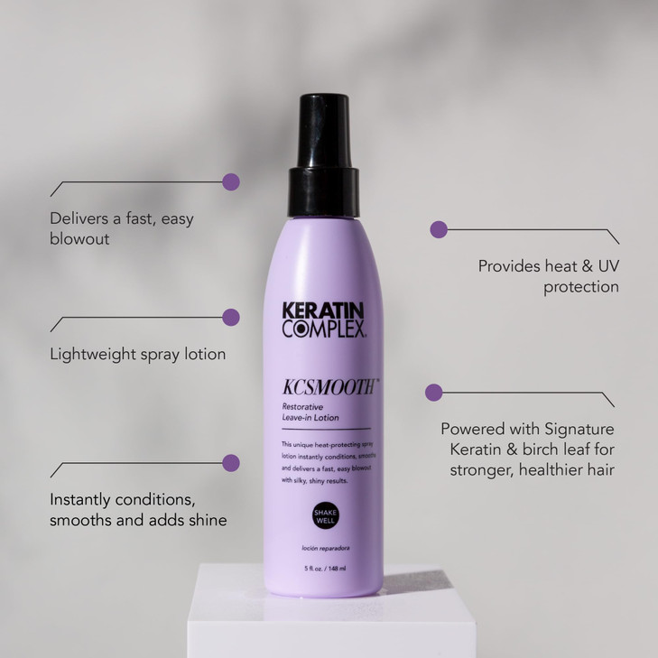 Keratin Complex KCSMOOTH Restorative Leavein Lotion Blow Dry Aid 5 fl oz
