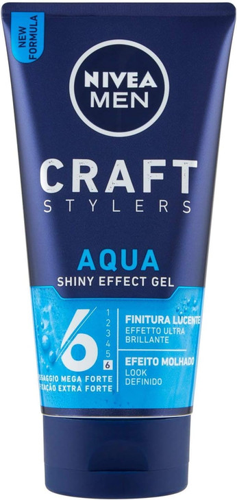 Nivea Men Aqua Styling Gel Mega Strong 6 150 Ml 30 Fl Oz X 2 Gel