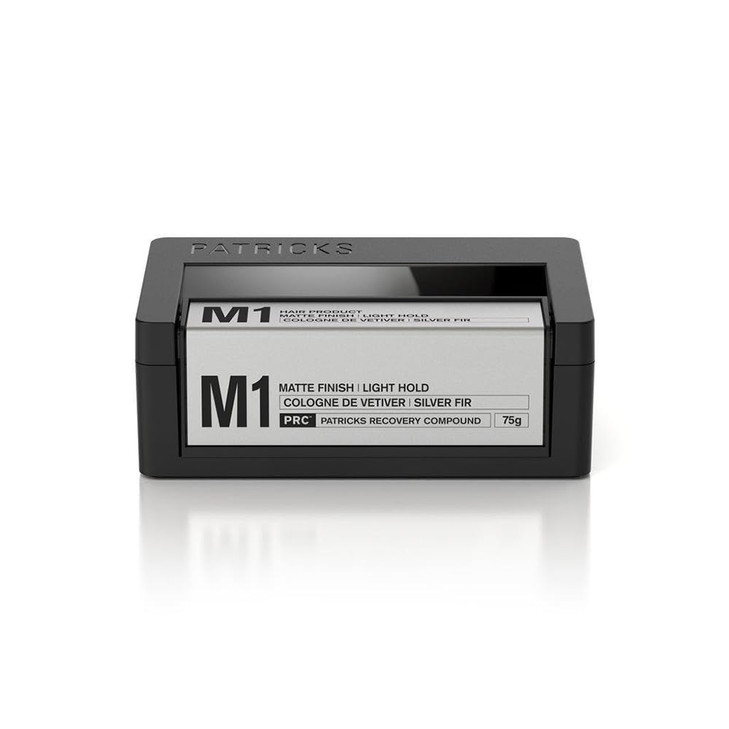 PATRICKS M1 Matte Pomade for Mens Hair Light Hold Styling Product for Natural Hair Thickening Paste For ThinThinning Hai