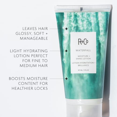 RCo Waterfall Moisture and Shine Lotion Lightweight Hair Hydration Softness Vegan CrueltyFree 5 Fl Oz