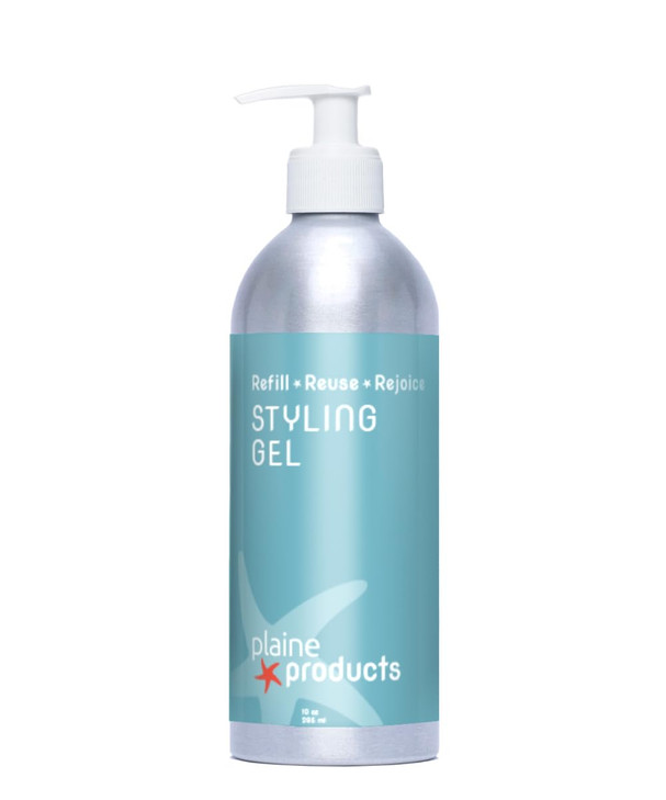 Eco Friendly Refillable Styling Gel 10 oz Original with pump