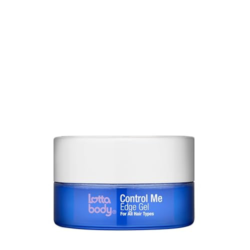 Lottabody Control Me Edge Gel with Coconut Shea Oils For All Hair Types Black 225 Ounce Pack of 1
