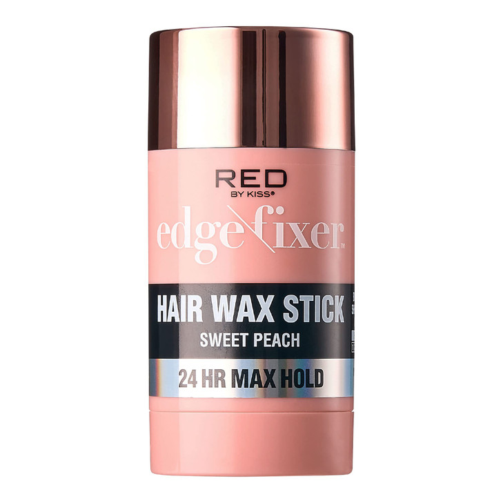Red by Kiss Hair Wax Stick 24HR Max Hold Edge Fixer Edge Control Pomade NonSticky NonOily Flake Free Hair Styling Wax Sw