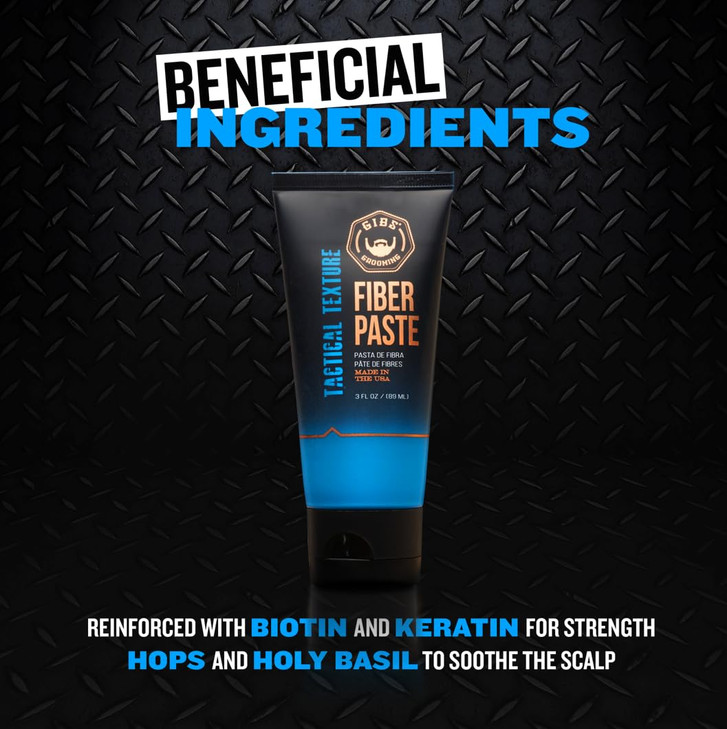 GIBS Grooming Tactical Texture Texturizing Fiber Paste 3 Fl Oz