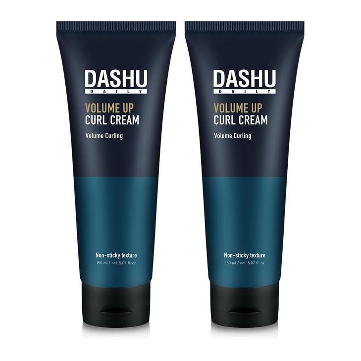 DASHU Daily Volume Up Curl Cream Hair Curling Cream for Men Women wVegetable Oil Protein Ingredients Hydrating Curl Crea