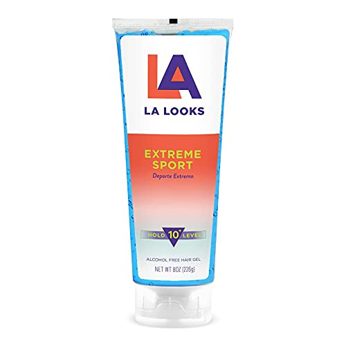 LA Looks Absolute Syling Hair Gel Extreme Sport 8 Oz Hold for High Performance Activity Controls Hair In High Humitiy Sa