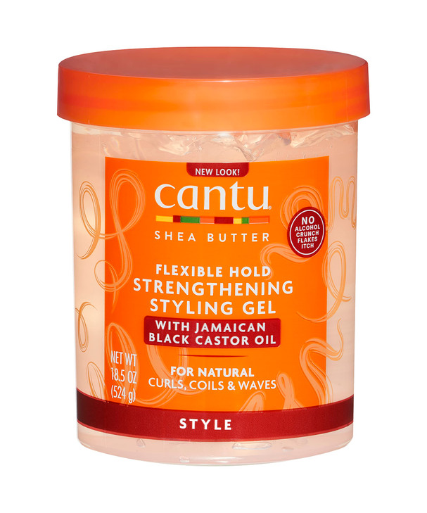 Cantu shea butter maximum hold strengthening styling gel with jamiaican black castor oil 185 Ounce
