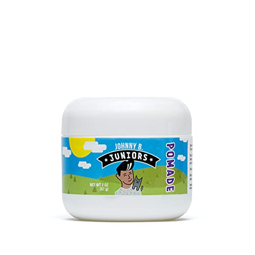 JOHNNY B Juniors Hair Styling Pomade 2 oz Jar Curly or Straight Hair for Kids
