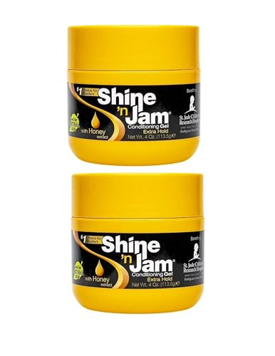 Shine N Jam Conditioning Gel Extra Hold 4 Ounce 2 Pack
