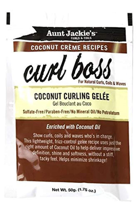 Aunt Jackies Curl Boss Coconut Curling Gelee 175 Oz