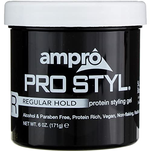 Ampro Pro Styl Clear Ice Protein Styling Gel Ultra Hold 6 oz Pack of 2