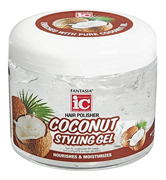 Fantasia Gel Coconut Styling Gel 16 Ounce IC3310
