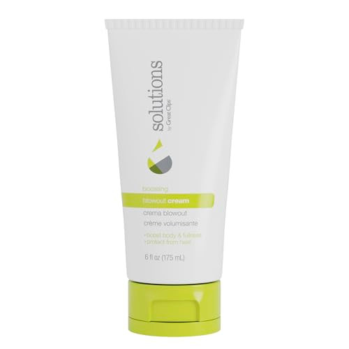 GREAT CLIPS Solutions Boosting Blowout Cream 6oz Boosts Body Fullness Perfect Blow Dry Prep Hair Product Extends your Bl