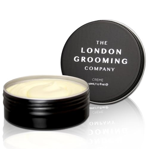 The London Grooming Company Hair Creme For Men Medium AllDay Hold Natural Finish Easy to Wash Out 17 Fl Oz 50ml