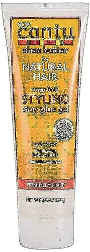 Cantu Natural Hair Styling Gel Stay Extreme Hold Tube 8 Oz