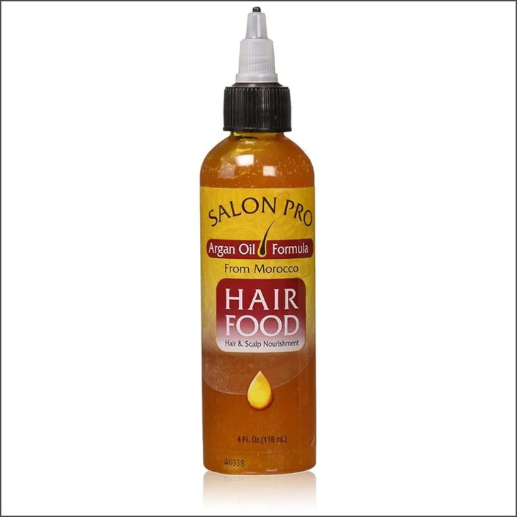 Salon Pro Hair Food Coconut Oil With Almond Olive Oil 4 Ounce