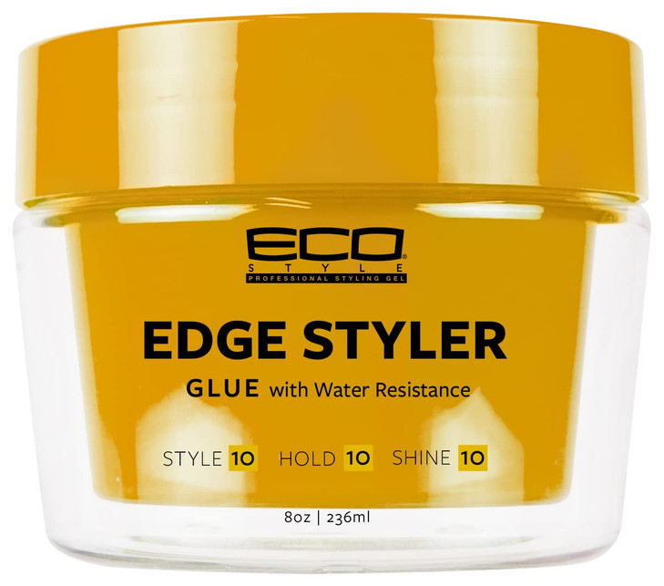 Eco Style Professional Styling Gel Edge Styler Glue With Water Resistance 8 Fl Oz Pack of 1