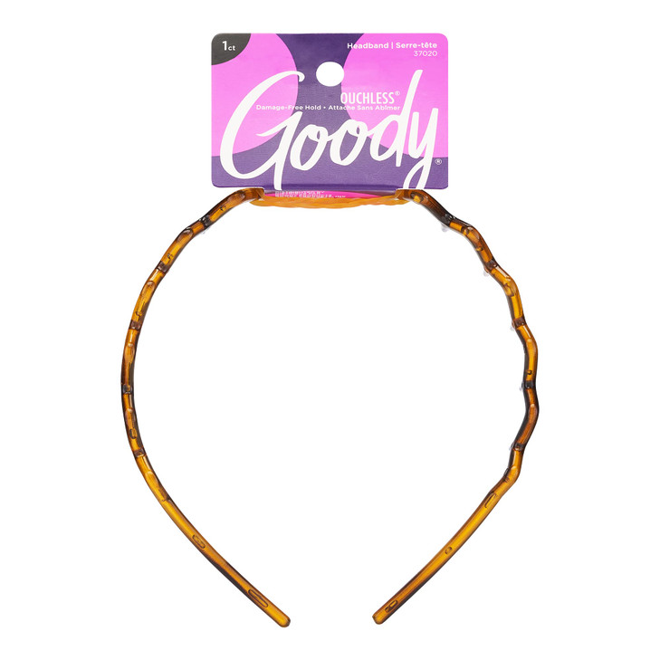Goody Ouchless Headband For All Hair Types Zigzag Tooth Comfort Fit for AllDay Wear Beautiful Design for Instant Style P