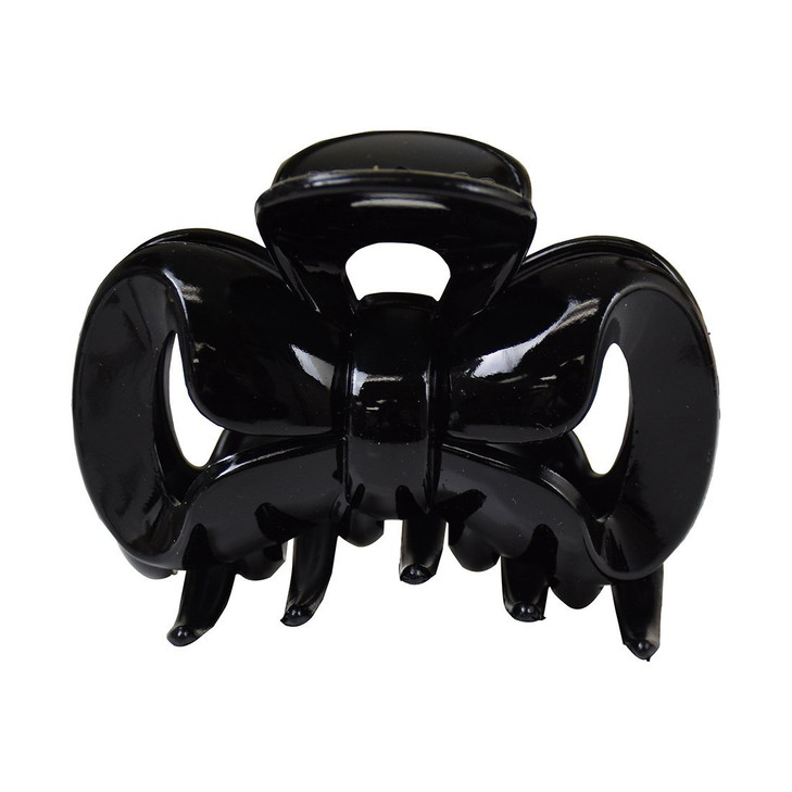 35 Inch Bow Jaw Clip Hair Claw for Women Black