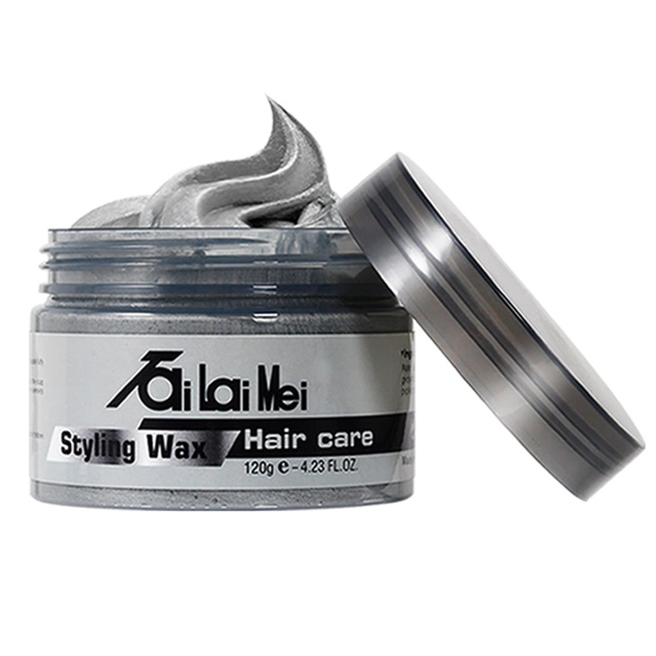 Temporary Silver Gray Hair Wax 423oz Instant Hairstyle Mud Cream Hair Pomades for Party Cosplay Nightclub Masquerade Hal