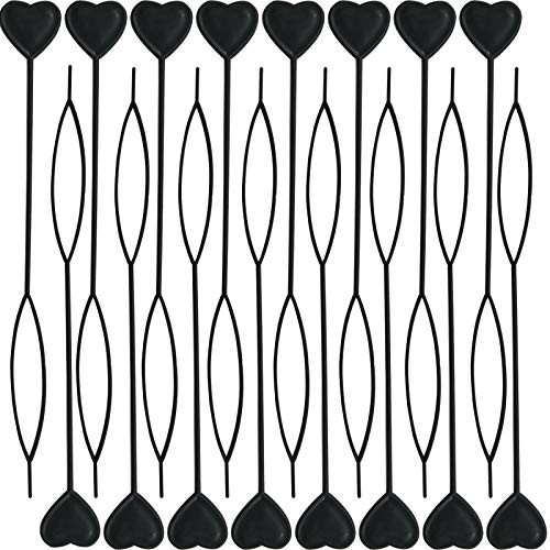 RONYOUNG 16PC Quick Plastic Beader for Loading BeadsAutomatic Hair Beader and Styling Kit Size 78 inches195cm Black